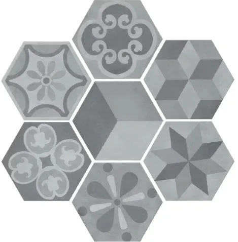 Керамогранит серый матовый вид 2 под бетон 0,7х20х23,1 см