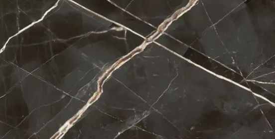 Керамогранит черный матовый под мрамор 0,9х80х160 см