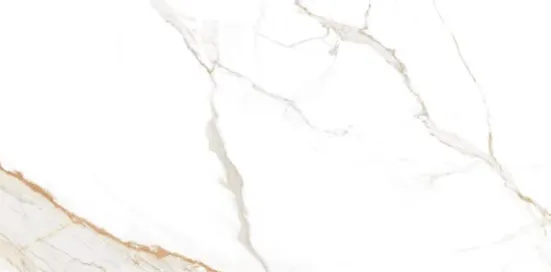 Керамогранит белый матовый вид 6 под мрамор 0,9х60х120 см