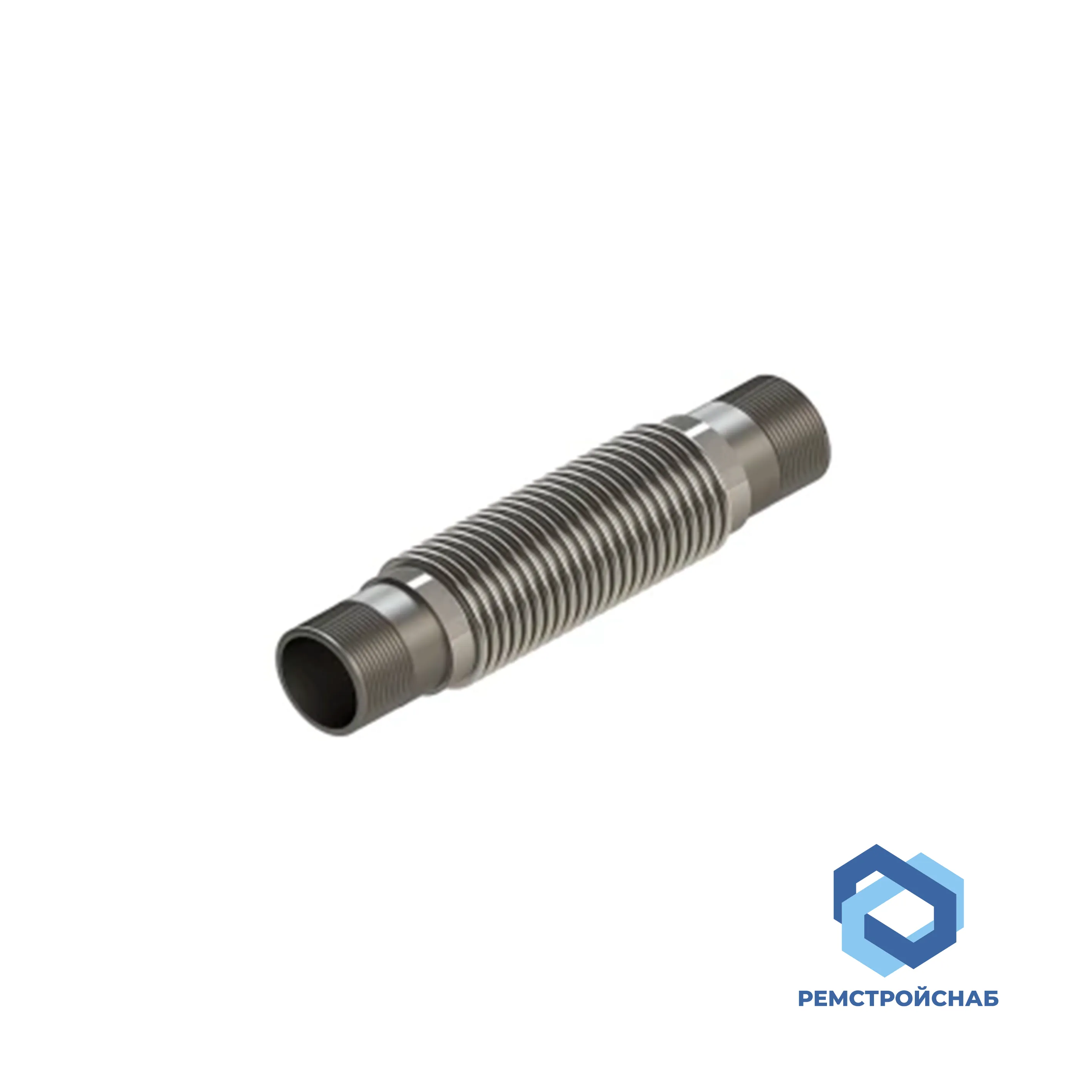 Компенсатор сильфонный универсальный газовый резьбовой Ру 3 бар КСУ-Г/Р 32-3-24-20-70 L 220 мм