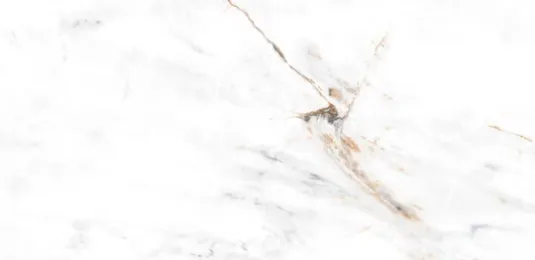 Керамогранит белый глянцевый под мрамор 1х59х119 см