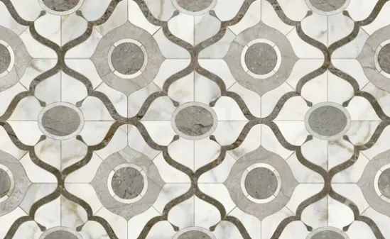 Керамогранит белый глянцевый декорированный под мрамор 0,8х25х40 см