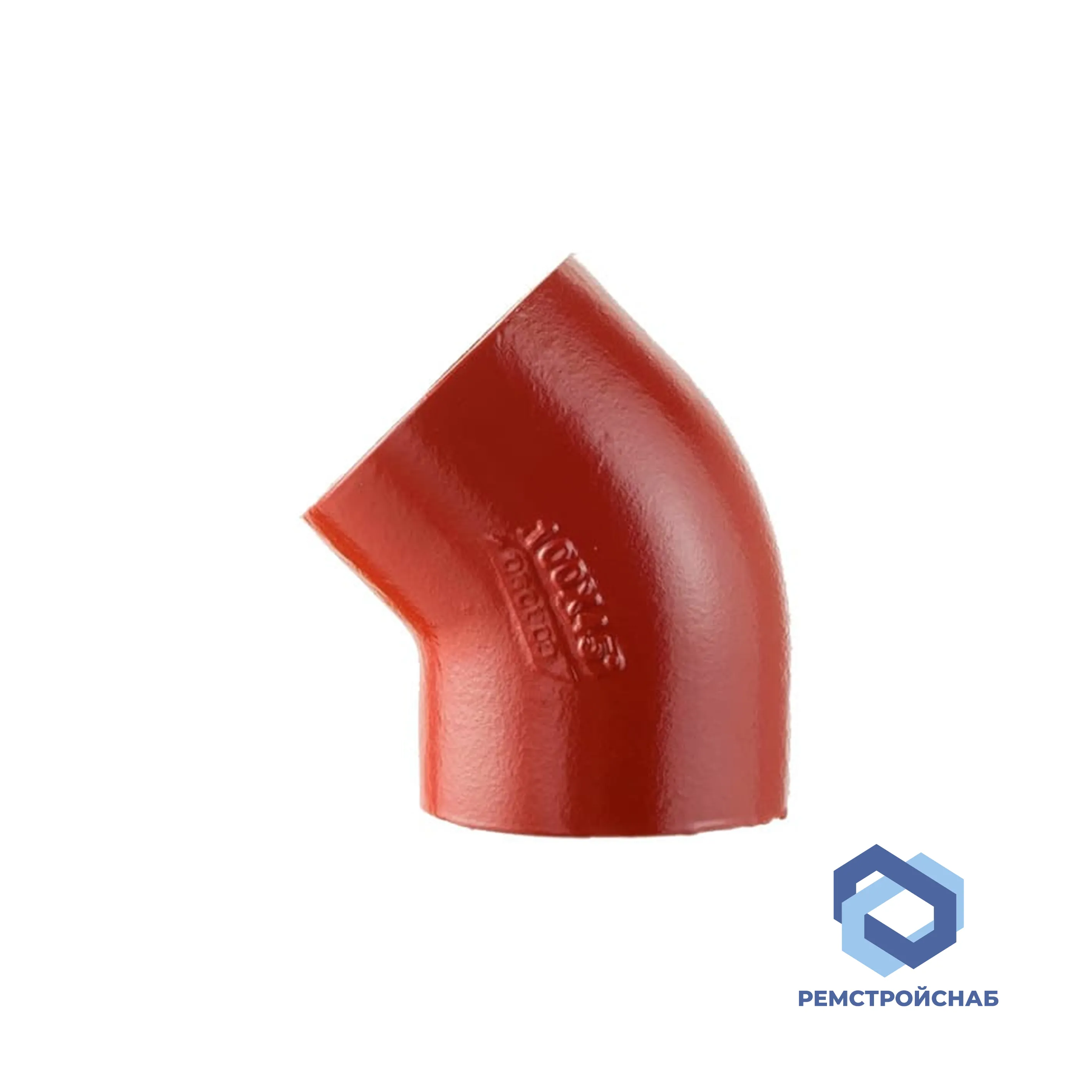 Отвод чугунный SML безраструбный 15 гр Ду 125