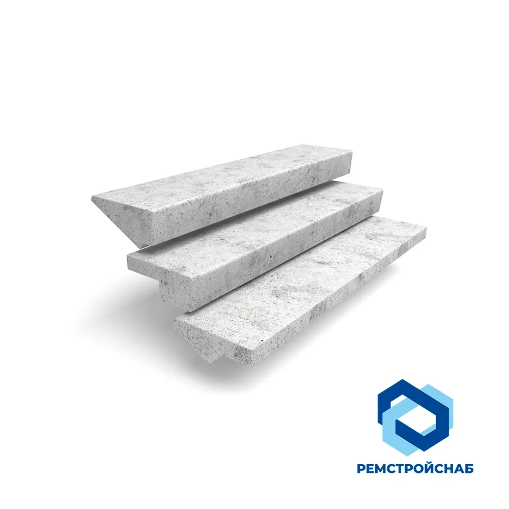 Ступени ЛСВ 12.17 1310х260х168 мм ГОСТ 8717-2016 из обычного бетона Ступени ЛСВ 12.17 1310х260х168 мм ГОСТ 8717-2016 из обычного бетона