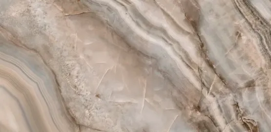 Керамогранит серый лаппатированный обрезной вид 1 под мрамор 0,9х60x119,5 см