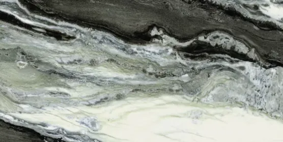 Керамогранит зеленый сатиновый под мрамор 0,9х80х160 см