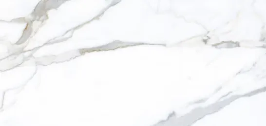 Керамогранит белый LLR легко-лаппатированный вид 3 под мрамор 1х60х120 см