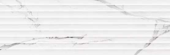 Плитка белая матовая вид 2 под мрамор 0,8х33,3х100 см