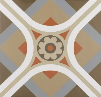 Керамогранит мультиколор матовый вид 4 пэчворк 0,83х20х20 см