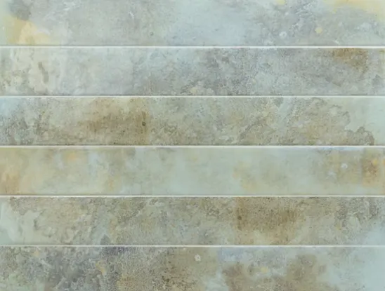 Плитка голубая глянцевая под кирпич 5х40 см