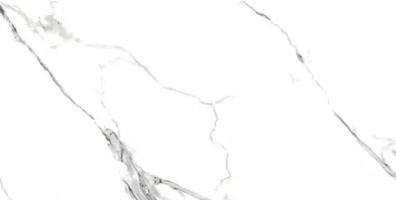 Керамогранит белый матовый вид 1 под мрамор 1х60х120 см