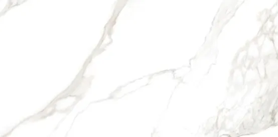 Керамогранит белый глянцевый под мрамор 1,15х60х120 см