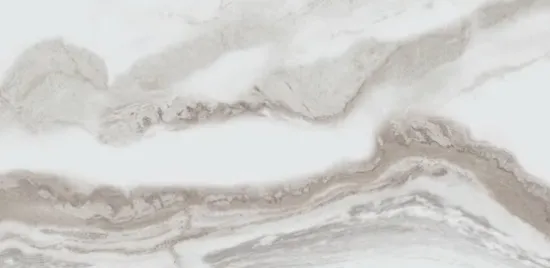 Керамогранит белый глянцевый вид 2 под мрамор 1,05х60х120 см