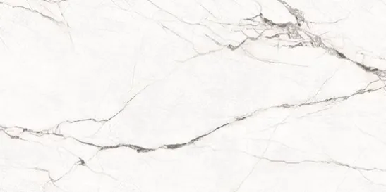 Керамогранит белый матовый вид 9 под мрамор 1х60х120 см