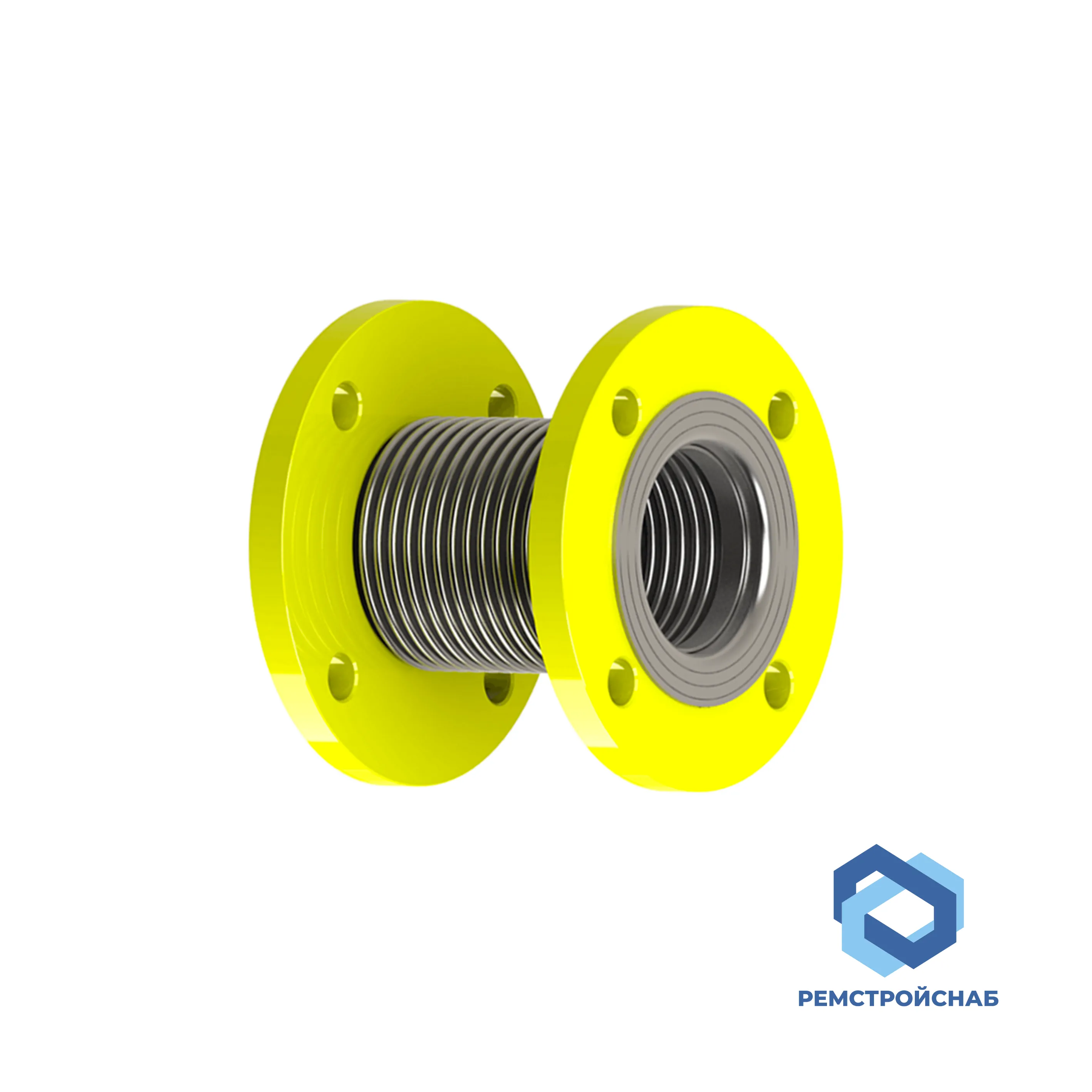 Компенсатор сильфонный универсальный газовый фланцевый Ру 3 бар КСУ-Г/F 150-3-50-8-8 L 240 мм