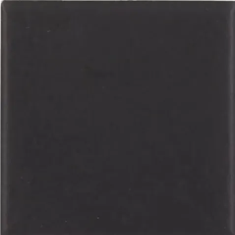 Керамогранит вставка черный матовый моноколор 0,83х4,6х4,6 см