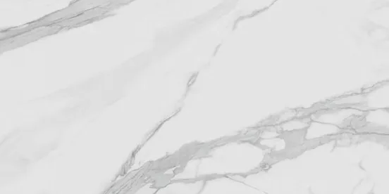 Керамогранит белый матовый обрезной под мрамор 0,9х60х119,5 см