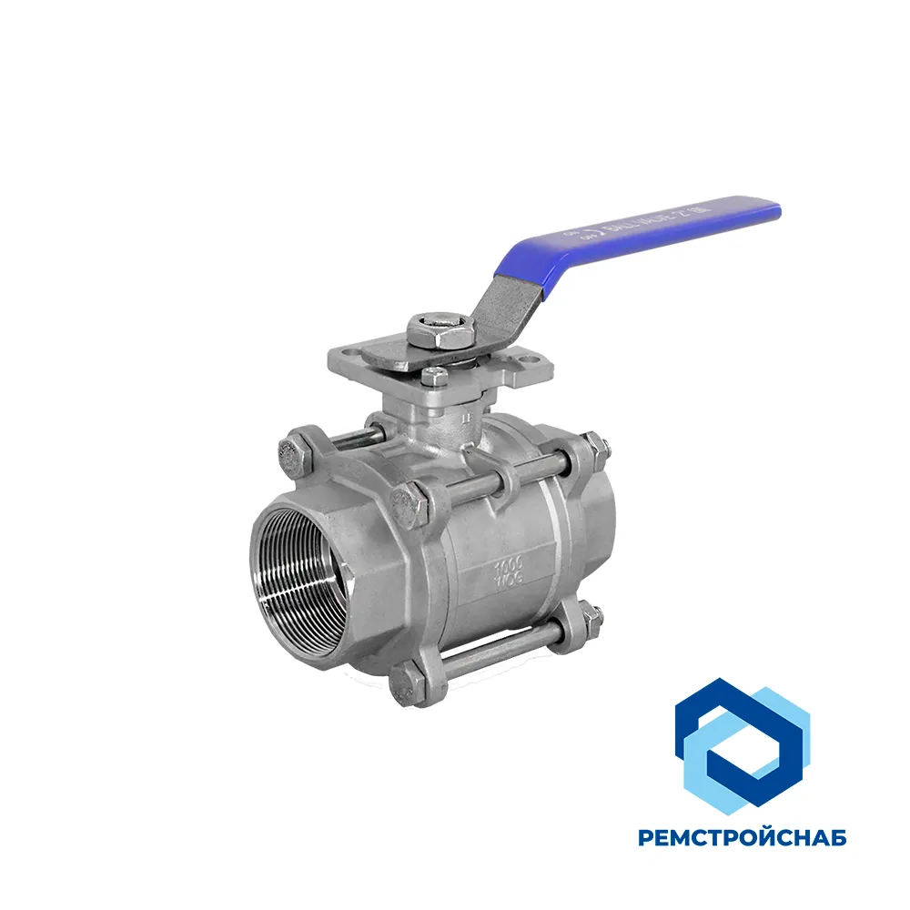 Шаровые краны трехсоставные DN 80 мм ASME B 16.5