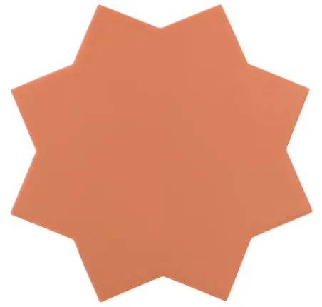 Керамогранит терракотовый матовый моноколор 0,83х16,8х16,8 см