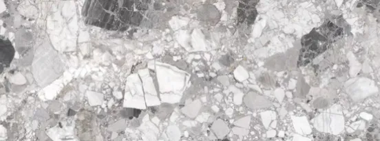 Керамогранит серый матовый терраццо 0,8х100х180 см