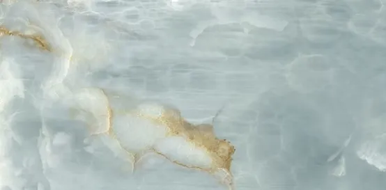 Керамогранит голубой глянцевый под мрамор 0,65х60х120 см