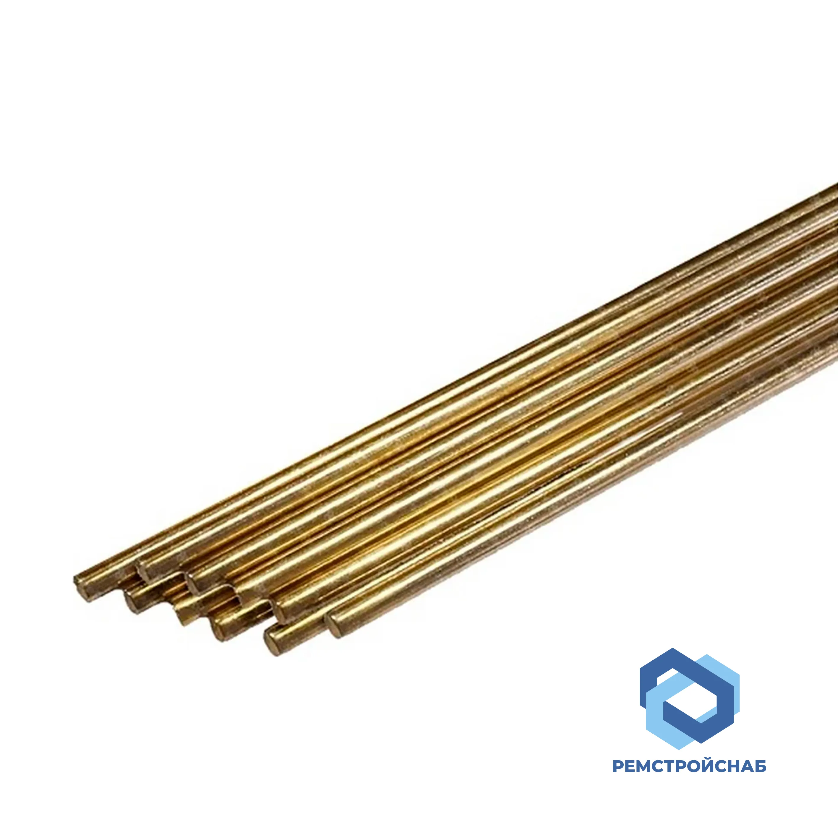 Пруток латунный с резьбой ЛС59 6 мм шестигранный