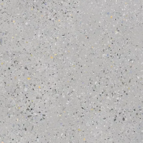 Керамогранит серый матовый терраццо 0,9х90х90 см