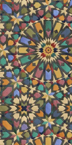 Керамогранит Ковер синий матовый обрезной под бетон 0,9х119,5х238,5 см