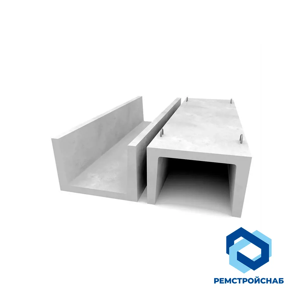 Лотки теплотрасс Л8д-8 720х1160х1000 мм доборные