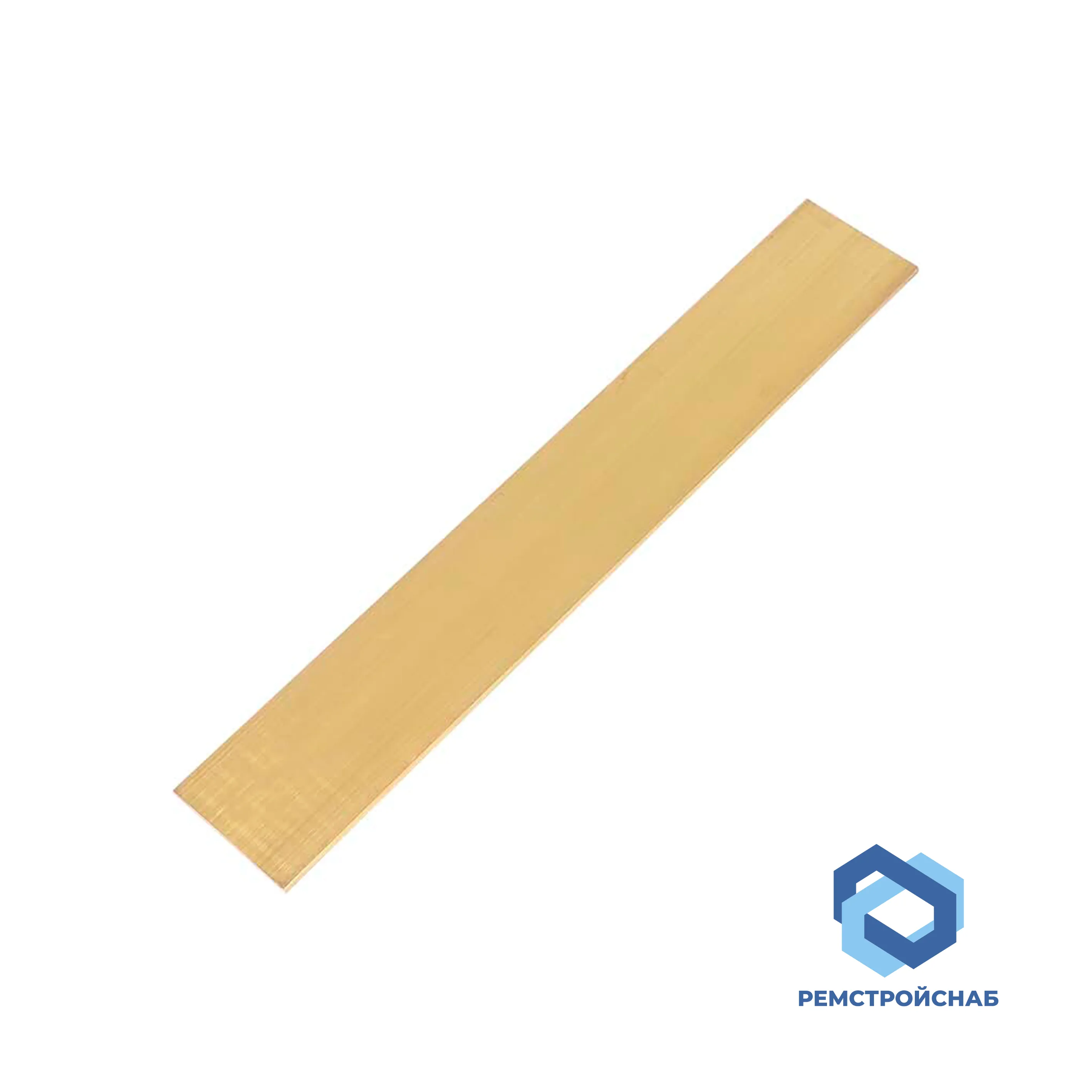 Латунная полоса полированная Л63 1х10 мм холоднокатаная