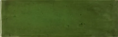 Плитка зеленая глянцевая под кирпич 0,83х5х15 см