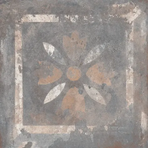 Керамогранит коричневый матовый декорированный под бетон 0,85х50,2х50,2 см