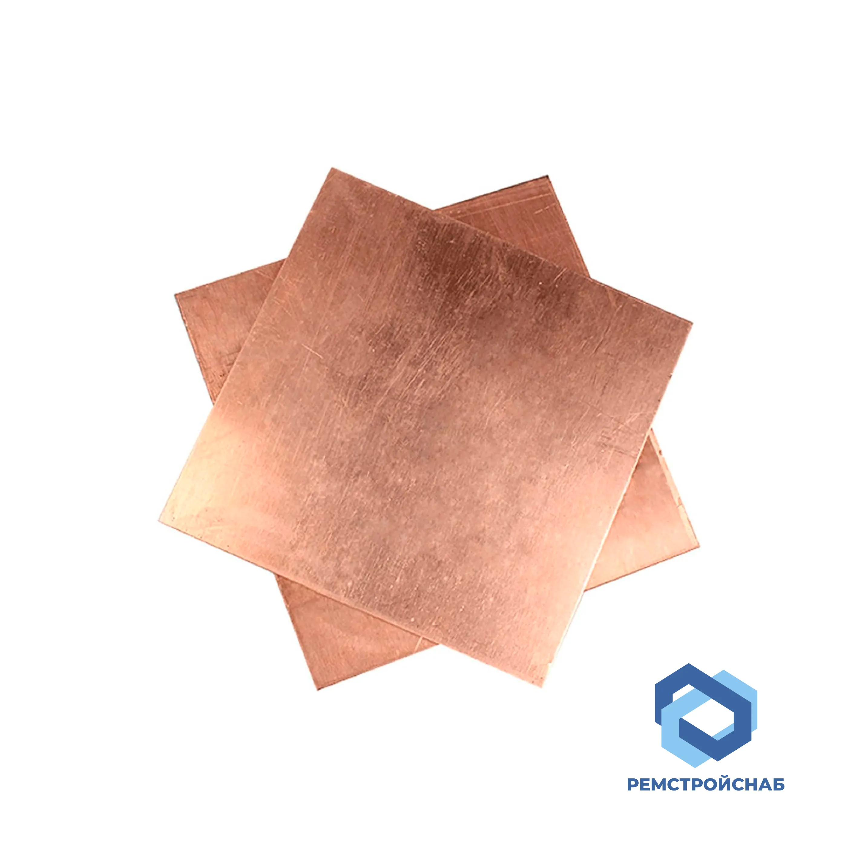 Медная пластина М2 4x100x150 ГОСТ 1173-2006