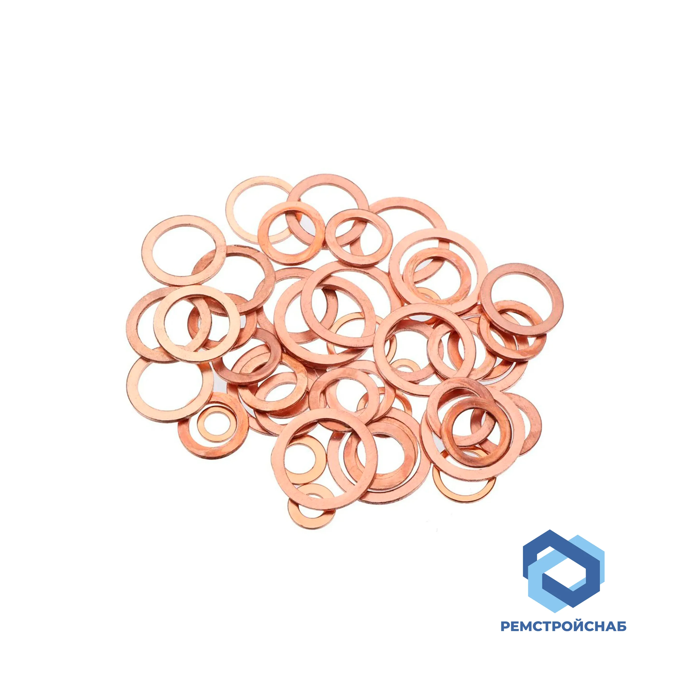 Шайба медная для тормозных шлангов М10 45х52х1.5 ГОСТ 19725-84