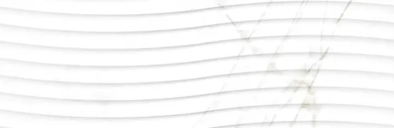 Плитка белая матовая вид 3 под мрамор 1,35х33,3х100 см