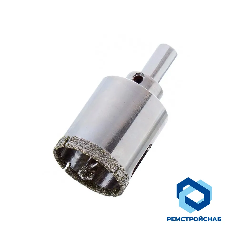 Коронка по стеклу с центрирующим сверлом D75