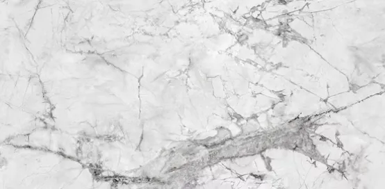 Керамогранит белый LLR легко-лаппатированный вид 6 под мрамор 1х60х120 см