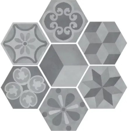 Керамогранит серый матовый вид 2 под бетон 0,7х20х23,1 см