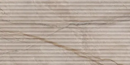 Керамогранит светло-бежевый глянцевый структура обрезной под мрамор 0,9х60х119,5 см