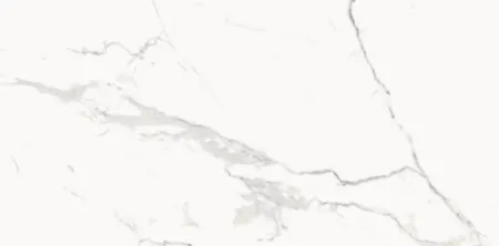 Керамогранит белый лаппатированный вид 1 под мрамор 0,9х60х120 см