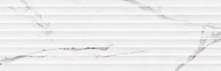 Плитка белая матовая вид 2 под мрамор 0,8х33,3х100 см