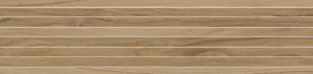 Керамогранит коричневый матовый вид 3 под дерево 0,9х20х80 см