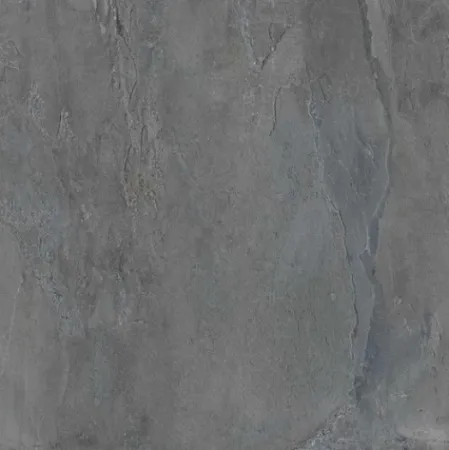 Керамогранит темно-серый матовый обрезной вид 2 под камень 0,9х60х60 см