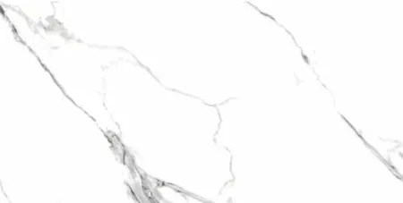 Керамогранит белый матовый вид 1 под мрамор 1х60х120 см