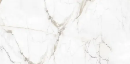 Керамогранит белый структурный ретифицированный под мрамор 1х60х120 см