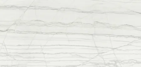 Керамогранит белый сатиновый вид 3 под мрамор 0,9х60х120 см