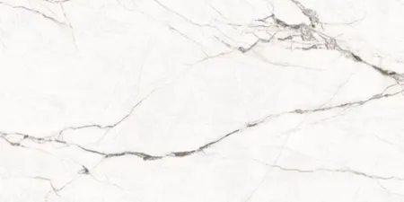 Керамогранит белый матовый вид 9 под мрамор 1х60х120 см