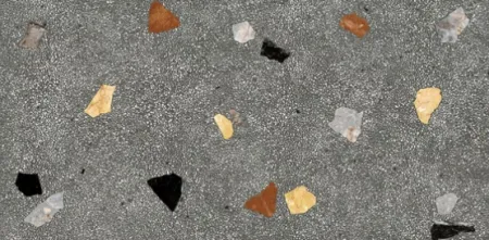 Керамогранит черный матовый терраццо 0,9х60х120 см