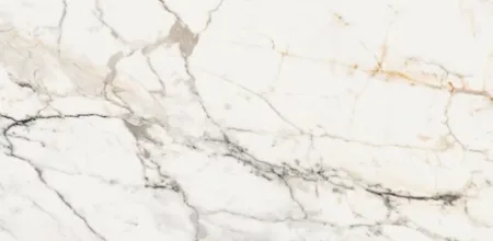 Керамогранит белый глянцевый вид 1 под мрамор 0,65х60х120 см