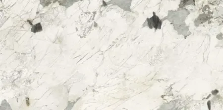 Керамогранит белый глянцевый вид 2 под мрамор 0,65х60х120 см